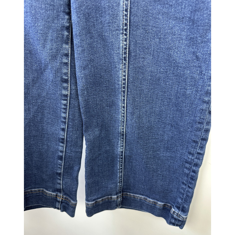 Pilcro Anthropologie The Skipper Wide Leg Cropped High Rise Jean No Size 28 x 24 - Picture 6 of 14
